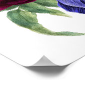 Begrüßungszeichen für Hochzeitsfeiern Poster (Ecke)