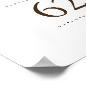 Begrüßungszeichen für hübsches Brautparty (20x28) Poster (Ecke)