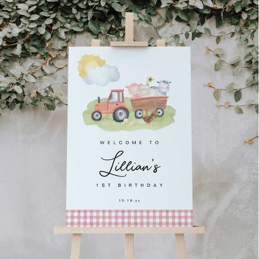 Begrüßungszeichen für Landtiere Poster