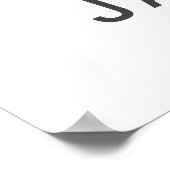 Begrüßungszeichen für lila und gespenstische Hochz Poster (Ecke)