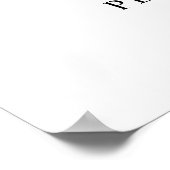 Begrüßungszeichen für Line Art Foliage Leaf Poster (Ecke)