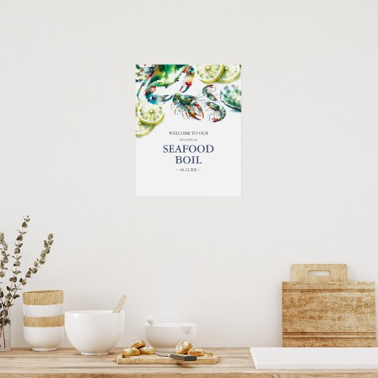 Begrüßungszeichen für Low Country Books Poster (Küche)