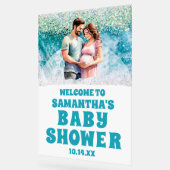 Begrüßungszeichen für mattierte Acrylic Beach Baby Acrylschild (Winkel)