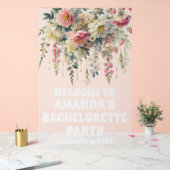 Begrüßungszeichen für mattiertes Acryl-Bachelorett Acrylschild (Hochzeit)