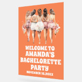 Begrüßungszeichen für mattiertes Orange-Acryl-Bach Acrylschild (Winkel)