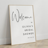 Begrüßungszeichen für Minimalistische Drehbucherei Poster