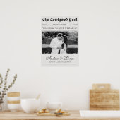 Begrüßungszeichen für Minimalistische Zeitung Poster (Küche)