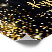 Begrüßungszeichen für moderne Abschluss Foto Poster (Ecke)