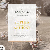 Begrüßungszeichen für moderne Minimalistische Akry Acrylschild