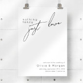 Begrüßungszeichen für moderne Script Poster