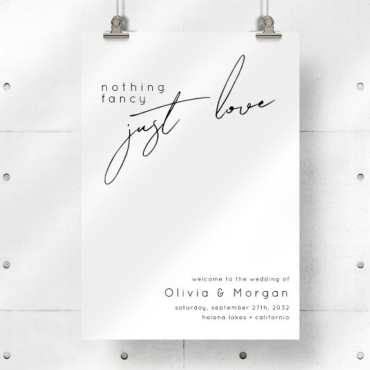 Begrüßungszeichen für moderne Script Poster