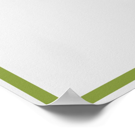 Begrüßungszeichen für niedliche Affen Babydusche Poster (Ecke)