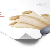 Begrüßungszeichen für Ocean Baby Dusche, Seeschild Poster (Ecke)