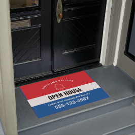 Begrüßungszeichen für Open House Fußmatte