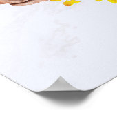 Begrüßungszeichen für personalisierte Hochzeit Poster (Ecke)