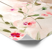 Begrüßungszeichen für Pumpkin und Burgundy Babydus Poster (Ecke)