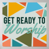 Begrüßungszeichen für Retro Poster (Vorne)