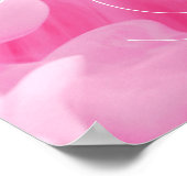 Begrüßungszeichen für Rosa und Blaurauchen Poster (Ecke)