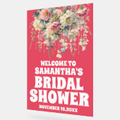 Begrüßungszeichen für Rot-Acryl-Brautparty Acrylschild (Winkel)