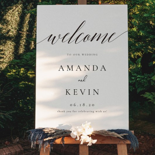 Begrüßungszeichen für Script Poster