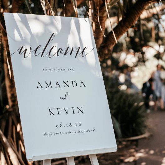 Begrüßungszeichen für Script Poster