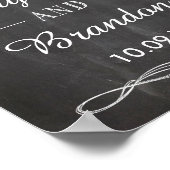 Begrüßungszeichen für senkrechte Tafel Poster (Ecke)