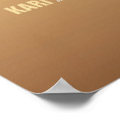 Begrüßungszeichen für Starfish Netting Beach | San Poster (Ecke)