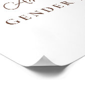 Begrüßungszeichen für Stiefel oder Bows Poster (Ecke)