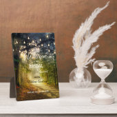 Begrüßungszeichen für String Lights Bezaubernd For Fotoplatte