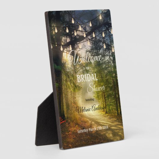 Begrüßungszeichen für String Lights Bezaubernd For Fotoplatte (Seite)