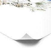 Begrüßungszeichen für Taufe Poster (Ecke)