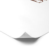 Begrüßungszeichen für Tedgreen Baby Dusche Poster (Ecke)