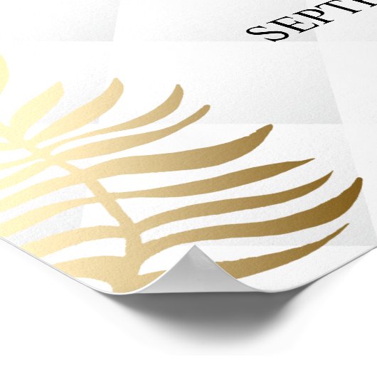 Begrüßungszeichen für tropische Ananas Poster (Ecke)