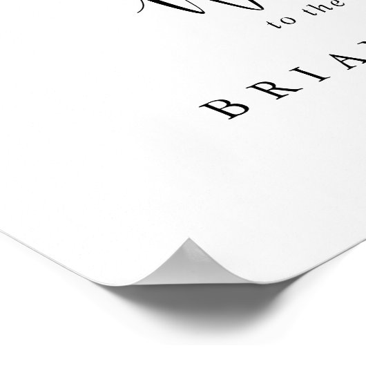 Begrüßungszeichen für tropische Blattblumen Poster (Ecke)