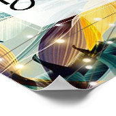 Begrüßungszeichen für tropisches Brautparty Poster (Ecke)