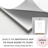 Begrüßungszeichen für vertikale Rose Poster