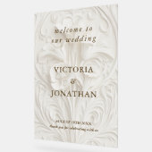 Begrüßungszeichen für viktorianische Blumenzehen Acrylschild (Winkel)