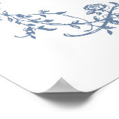 Begrüßungszeichen für viktorianisches Französische Poster (Ecke)