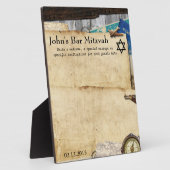 Begrüßungszeichen für Vintag Paper World Fotoplatte (Seite)