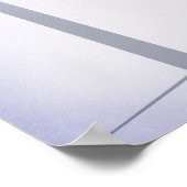 Begrüßungszeichen für Vintage Blumenzehen Poster (Ecke)