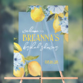 Begrüßungszeichen für Wasserfarben und Blume Acrylschild (Neutral)