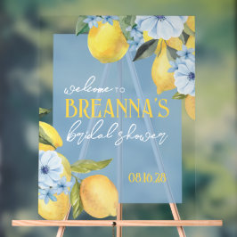 Begrüßungszeichen für Wasserfarben und Blume Acrylschild