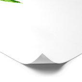 Begrüßungszeichen für Zitronen und Foliage Babydus Poster (Ecke)