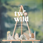 Begrüßungszeichen für zwei Wild Foto Acrylschild (Neutral)