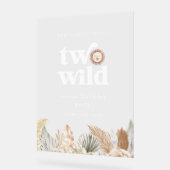 Begrüßungszeichen für zwei Wild Foto Acrylschild (Winkel)