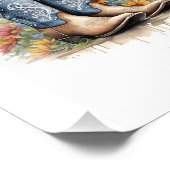 Begrüßungszeichen Gäste von Airbnb Fotodruck (Ecke)