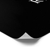 Begrüßungszeichen haben und halten poster (Ecke)