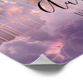 Begrüßungszeichen himmlisch Gates Memorial Poster (Ecke)