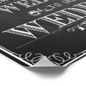 Begrüßungszeichen in der Tafel Poster (Ecke)