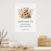 Begrüßungszeichen Kleiner Honig auf The Way Baby D Poster (Küche)